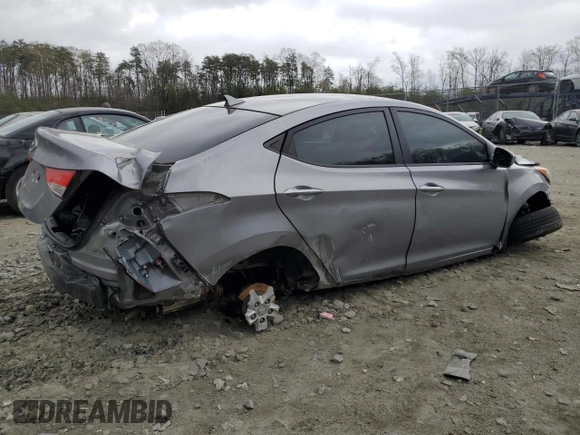 2013 Hyundai Elantra Limited with VIN KMHDH4AE3DU550699, listed as a Copart auction lot 51569925 with 257,212 mi miles and Salvage Title. Bid and sale history available at carsss.com. Image 3.