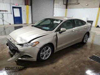 2018 Ford Fusion Hybrid S with VIN 3FA6P0UU8JR271382, listed as a Copart auction lot 44340575 with 116,669 mi miles and Salvage Title. Bid and sale history available at carsss.com. Image 1.