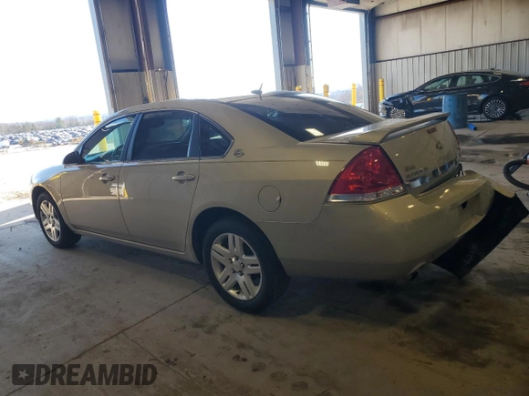 2008 Chevrolet Impala LT with VIN 2G1WC583789263562, listed as a Copart auction lot 50952685 with 143,310 mi miles and Salvage Title. Bid and sale history available at DreamBid. Image 2.