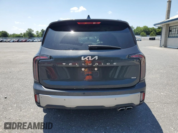 2024 Kia Telluride EX with VIN 5XYP3DGC0RG483526, listed as a Copart auction lot 62360355 with 13,498 mi miles and Salvage title. Bid and sale history available at DreamBid. Image 6.