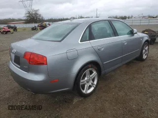 2007 Audi A4 2.0T with VIN WAUAF78E47A139559, listed as a Copart auction lot 48927115 with 157,320 mi miles and Salvage Title. Bid and sale history available at carsss.com. Image 3.