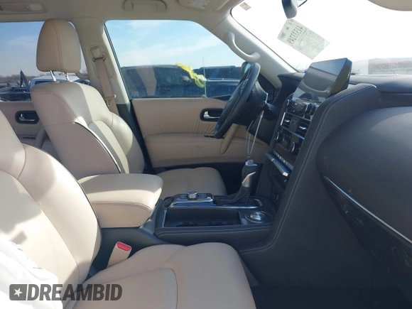 2023 Nissan Armada SV with VIN JN8AY2AC4P9183740, listed as a IAAI auction lot 41333249 with 10,906 mi miles. Bid and sale history available at carsss.com. Image 5.