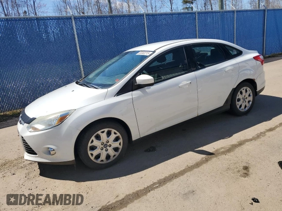2012 Ford Focus SE with VIN 1FAHP3F21CL124053, listed as a Copart auction lot 55302215 with 258,399 mi miles and Clean Title. Bid and sale history available at DreamBid. Image 1.