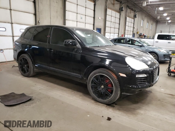 2008 Porsche Cayenne Turbo with VIN WP1AC29P58LA83408, listed as a Copart auction lot 41396465 with 93,235 mi miles and Salvage Title. Bid and sale history available at carsss.com. Image 4.