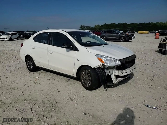 2019 Mitsubishi Mirage G4 SE with VIN ML32F4FJ2KHF08642, listed as a Copart auction lot 74317394 with 105,272 mi miles and Salvage Title. Bid and sale history available at carsss.com. Image 11.