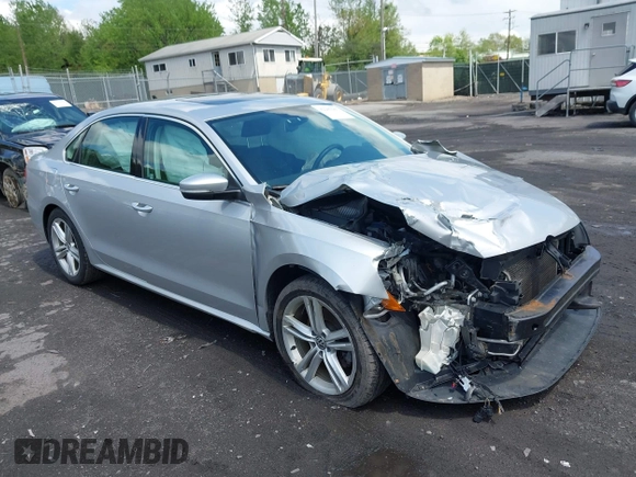 2014 Volkswagen Passat SE with VIN 1VWBT7A32EC070023, listed as a IAAI auction lot 42202567 with 116,438 mi miles and . Bid and sale history available at DreamBid. Image 1.