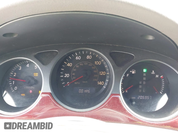 2004 Lexus ES 350 with VIN JTHBA30G245007432, listed as a IAAI auction lot 42233147 with 205,957 mi miles and . Bid and sale history available at DreamBid. Image 7.
