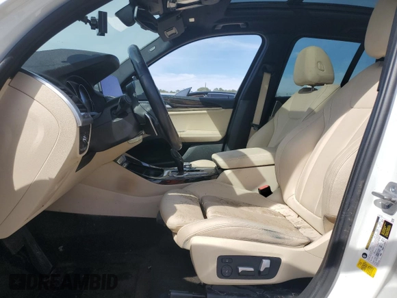 2021 BMW X3 sDrive30i z VIN 5UXTY3C03M9F63436, wystawiony jako Copart lot #45341545 z przebiegiem Nie podano mil oraz Szkoda całkowita • Salvage title. Historia ofert i sprzedaży dostępna na DreamBid. Obrazek 7.