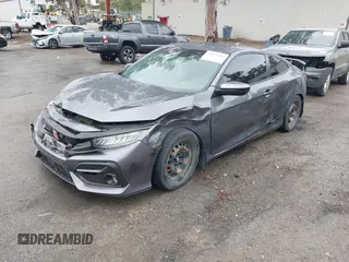 2020 Honda Civic Si with VIN 2HGFC3A57LH753345, listed as a IAAI auction lot 42074785 with 89,069 mi miles and . Bid and sale history available at DreamBid. Image 17.