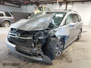 2016 Honda Odyssey Touring Elite with VIN 5FNRL5H93GB080114, listed as a IAAI auction lot 41893225 with 1 mi miles. Bid and sale history available at carsss.com. Image 18.