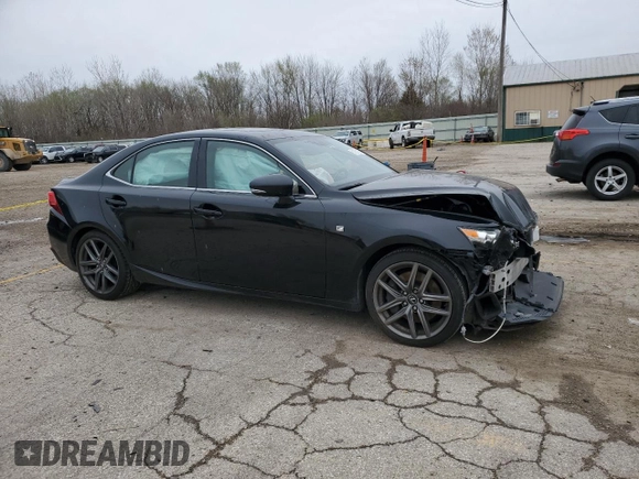 2014 Lexus IS 350 with VIN JTHCE1D20E5005398, listed as a Copart auction lot 51851335 with 111,810 mi miles and Salvage title. Bid and sale history available at DreamBid. Image 4.