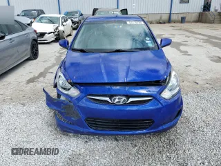 2013 Hyundai Accent GLS with VIN KMHCT4AE4DU409439, listed as a Copart auction lot 53118785 with 156,238 mi miles and Salvage Title. Bid and sale history available at carsss.com. Image 5.