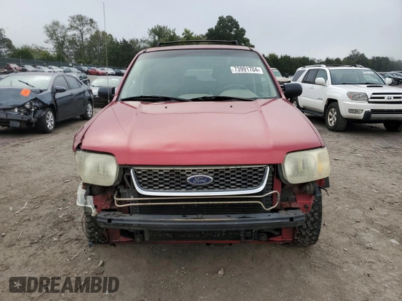 2003 Ford Escape XLT Popular 2 with VIN 1FMYU93183KB78114, listed as a Copart auction lot 73991704 with 316,574 mi miles and Salvage Title. Bid and sale history available at DreamBid. Image 5.