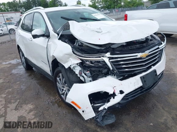 2022 Chevrolet Equinox Premier с VIN 3GNAXNEV8NS166324, выставлен на аукционе IAAI как лот 42233567 с пробегом 35 761 миль миль и . История ставок и продаж доступна на DreamBid. Изображение 6.