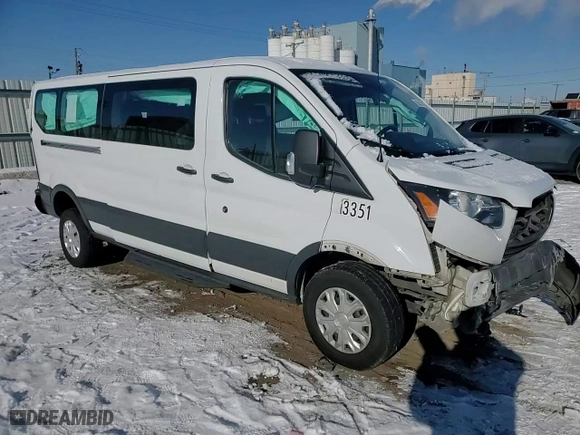 2018 Ford Transit Passenger Wagon XL with VIN 1FBZX2YM9JKA03351, listed as a Copart auction lot 88457805 with 225,615 mi miles and Salvage Title. Bid and sale history available at carsss.com. Image 12.