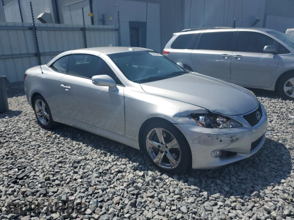 2010 Lexus IS 350 C with VIN JTHFE2C22A2504798, listed as a Copart auction lot 55393485 with 137,259 mi miles and Salvage Title. Bid and sale history available at DreamBid. Image 4.