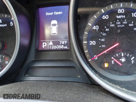 2014 Hyundai Santa Fe with VIN 5XYZTDLB2EG143925, listed as a IAAI auction lot 42243761 with 126,058 mi miles and . Bid and sale history available at DreamBid. Image 15.