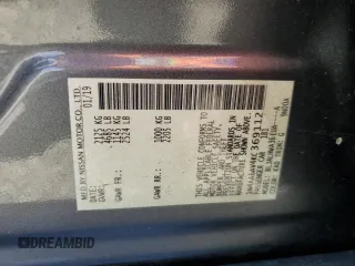 2019 Nissan Maxima SV with VIN 1N4AA6AV4KC369112, listed as a Copart auction lot 60887225 with 42,673 mi miles and Salvage title. Bid and sale history available at DreamBid. Image 12.