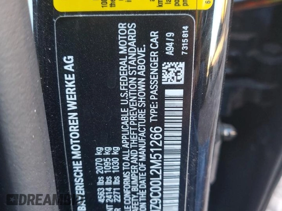 2020 MINI Clubman John Cooper Works with VIN WMWJZ9C00L2M51266, listed as a Copart auction lot 84519244 with 30,244 mi miles and Salvage Title. Bid and sale history available at carsss.com. Image 14.
