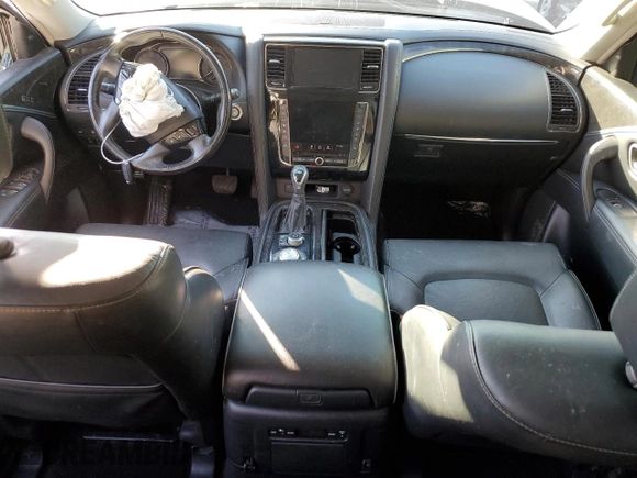 2020 Infiniti QX80 LUXE with VIN JN8AZ2NE0L9255374, listed as a Copart auction lot 79107194 with Not Provided miles and Salvage Title. Bid and sale history available at carsss.com. Image 8.