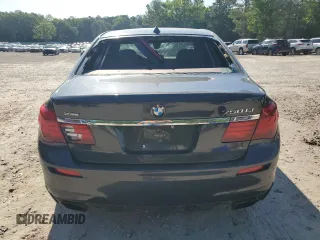 2013 BMW 7 Series 750Li xDrive with VIN WBAYF8C57DD140694, listed as a Copart auction lot 56983435 with 113,444 mi miles and Salvage title. Bid and sale history available at DreamBid. Image 6.