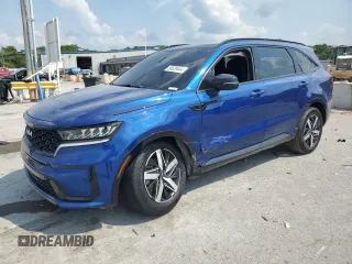2023 Kia Sorento S with VIN 5XYRL4LC0PG181374, listed as a Copart auction lot 66629444 with 106,397 mi miles and Salvage Title. Bid and sale history available at DreamBid. Image 1.
