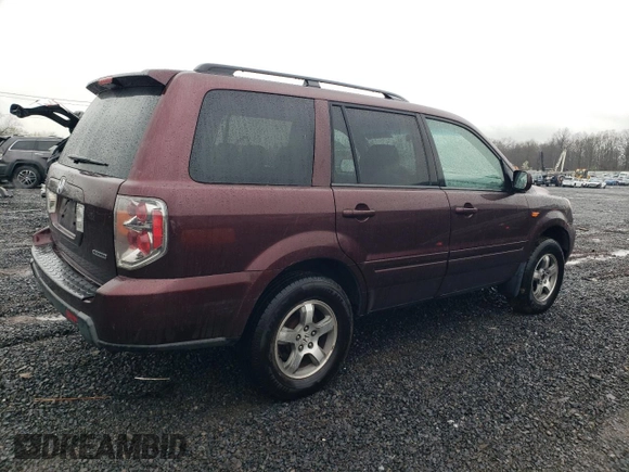 2008 Honda Pilot EX-L with VIN 5FNYF18598B004309, listed as a Copart auction lot 52238625 with 249,569 mi miles and Clean Title. Bid and sale history available at carsss.com. Image 3.