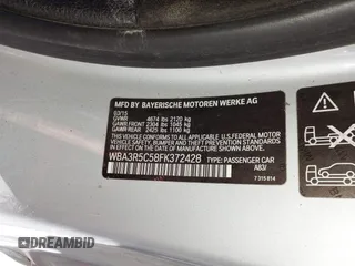 2015 BMW 4 Series 435i xDrive с VIN WBA3R5C58FK372428, выставлен на аукционе IAAI как лот 41460465 с пробегом 133 654 миль миль и . История ставок и продаж доступна на DreamBid. Изображение 9.