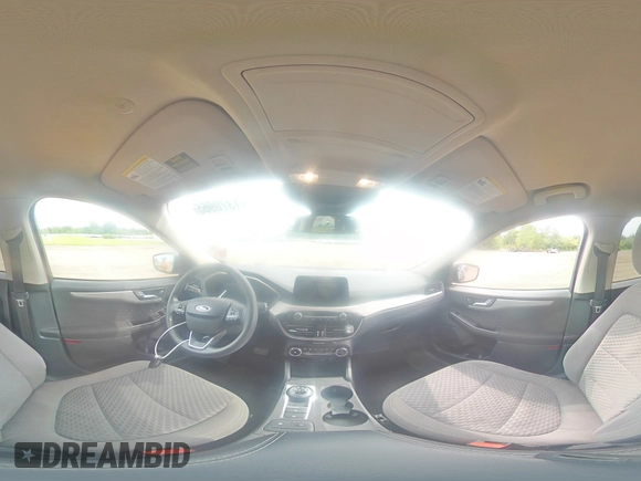 2020 Ford Escape SE with VIN 1FMCU0G66LUC61766, listed as a Copart auction lot 61370965 with 52,919 mi miles and Salvage title. Bid and sale history available at DreamBid. Image 15.