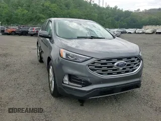 2021 Ford Edge Titanium with VIN 2FMPK4K96MBA38750, listed as a Copart auction lot 61401615 with 34,778 mi miles and Salvage title. Bid and sale history available at DreamBid. Image 14.