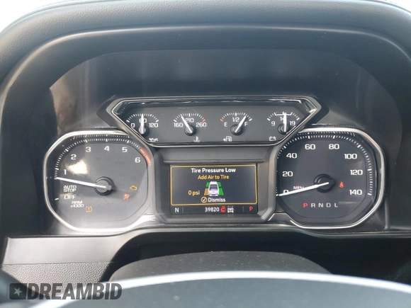 2021 GMC Sierra 1500 Elevation with VIN 3GTU9CED2MG481021, listed as a Copart auction lot 43946165 with 39,820 mi miles and Salvage Title. Bid and sale history available at DreamBid. Image 9.