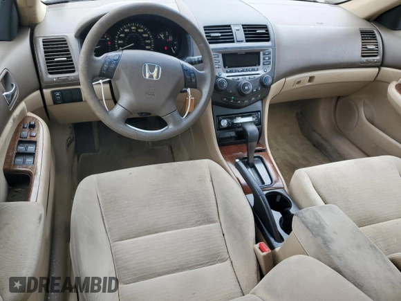 2007 Honda Accord EX с VIN 1HGCM56747A001953, выставлен на аукционе Copart как лот 59899005 с пробегом 157 143 миль миль и Чистый • Clean title. История ставок и продаж доступна на DreamBid. Изображение 8.