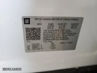 2020 Chevrolet Equinox LS with VIN 2GNAXSEV1L6141257, listed as a Copart auction lot 49163005 with 99,720 mi miles and Salvage Title. Bid and sale history available at carsss.com. Image 13.