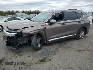 2019 Hyundai Santa Fe SE z VIN 5NMS2CAD0KH123337, wystawiony jako Copart lot #53883405 z przebiegiem 79 456 mil mil oraz Szkoda całkowita • Salvage title. Historia ofert i sprzedaży dostępna na DreamBid. Obrazek 1.