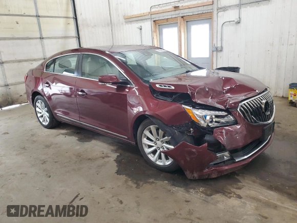 2015 Buick LaCrosse Leather with VIN 1G4GB5G36FF134728, listed as a Copart auction lot 54539605 with 146,034 mi miles and Salvage Title. Bid and sale history available at carsss.com. Image 4.