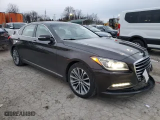 2016 Hyundai Genesis 3.8L with VIN KMHGN4JE9GU125823, listed as a Copart auction lot 86921224 with 58,950 mi miles and Salvage Title. Bid and sale history available at carsss.com. Image 4.