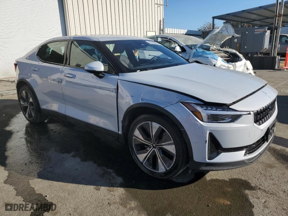 2023 Polestar 2 with VIN YSMEG3KA4PL137402, listed as a Copart auction lot 76191174 with 82,328 mi miles and Clean Title. Bid and sale history available at carsss.com. Image 4.