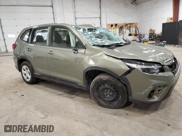 2021 Subaru Forester with VIN JF2SKAAC7MH491824, listed as a Copart auction lot 48983135 with 38,663 mi miles and Salvage title. Bid and sale history available at DreamBid. Image 4.