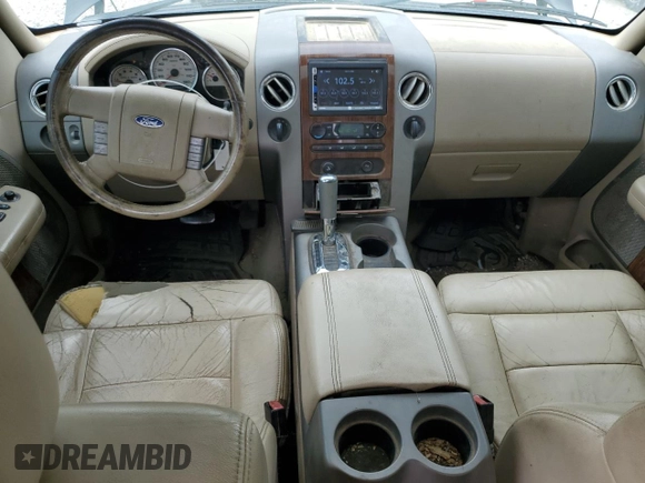 2004 Ford F-150 XLT with VIN 1FTPW14574KB96621, listed as a Copart auction lot 61137655 with 220,659 mi miles and Salvage title. Bid and sale history available at DreamBid. Image 8.
