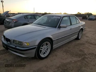 2001 BMW 7 Series 740iA with VIN WBAGG83431DN87275, listed as a Copart auction lot 82208534 with 92,839 mi miles and Clean Title. Bid and sale history available at carsss.com. Image 1.