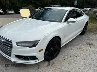 2018 Audi S7 Prestige with VIN WAU2FAFC0JN010706, listed as a Copart auction lot 81540284 with 56,208 mi miles and Salvage Title. Bid and sale history available at carsss.com. Image 2.