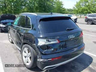 2018 Audi Q5 Premium Plus z VIN WA1BNAFY5J2237208, wystawiony jako IAAI lot #39738297 z przebiegiem 93 523 mil mil oraz . Historia ofert i sprzedaży dostępna na DreamBid. Obrazek 3.