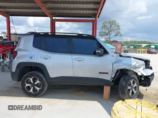 2021 Jeep Renegade Trailhawk with VIN ZACNJDC17MPN27500, listed as a IAAI auction lot 42206678 with 114,258 mi miles and . Bid and sale history available at DreamBid. Image 13.