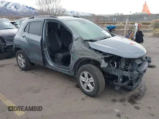 2019 Chevrolet Trax LT with VIN KL7CJLSB0KB940023, listed as a IAAI auction lot 41214446 with 82,416 mi miles. Bid and sale history available at carsss.com. Image 1.