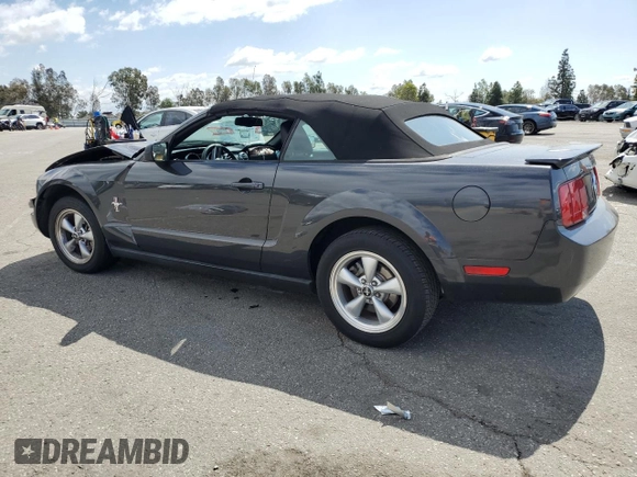 2007 Ford Mustang Deluxe with VIN 1ZVHT84N775242583, listed as a Copart auction lot 51477205 with Not Provided miles and Salvage Title. Bid and sale history available at carsss.com. Image 2.