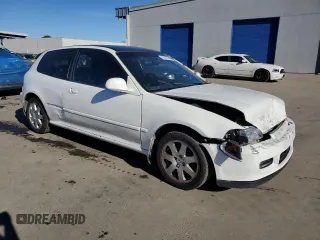 1992 Honda Civic z VIN 2HGEH2451NH530305, wystawiony jako Copart lot #41445345 z przebiegiem 219 951 mil mil oraz Szkoda całkowita • Salvage title. Historia ofert i sprzedaży dostępna na DreamBid. Obrazek 4.