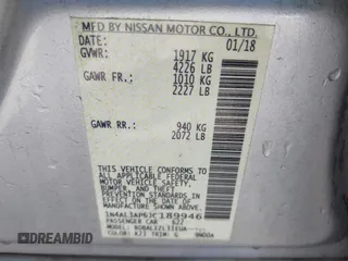 2018 Nissan Altima SV with VIN 1N4AL3AP6JC189946, listed as a IAAI auction lot 41576742 with 152,300 mi miles and . Bid and sale history available at DreamBid. Image 9.