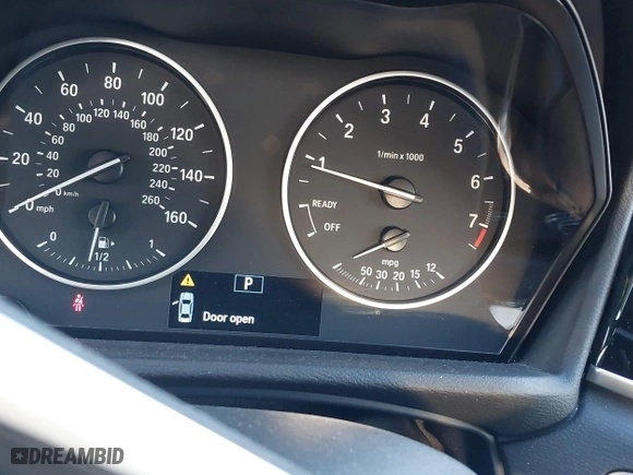 2018 BMW X1 xDrive28i with VIN WBXHT3C33J5F90349, listed as a IAAI auction lot 41385063 with 55,994 mi miles. Bid and sale history available at carsss.com. Image 7.