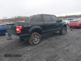 2018 Ford F-150 XL with VIN 1FTEW1E51JFC55334, listed as a IAAI auction lot 41485040 with 122,169 mi miles. Bid and sale history available at carsss.com. Image 4.