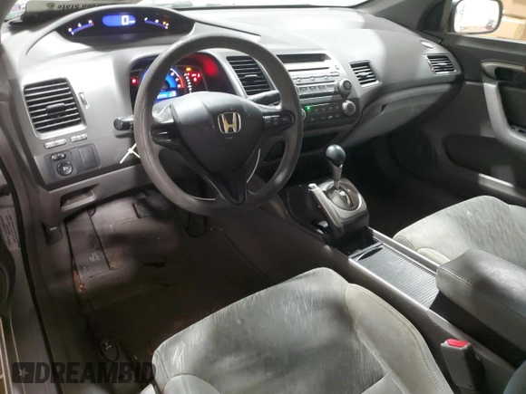 2008 Honda Civic Cpe LX with VIN 2HGFG12638H513149, listed as a Copart auction lot 51589465 with 167,477 mi miles and Salvage Title. Bid and sale history available at carsss.com. Image 8.